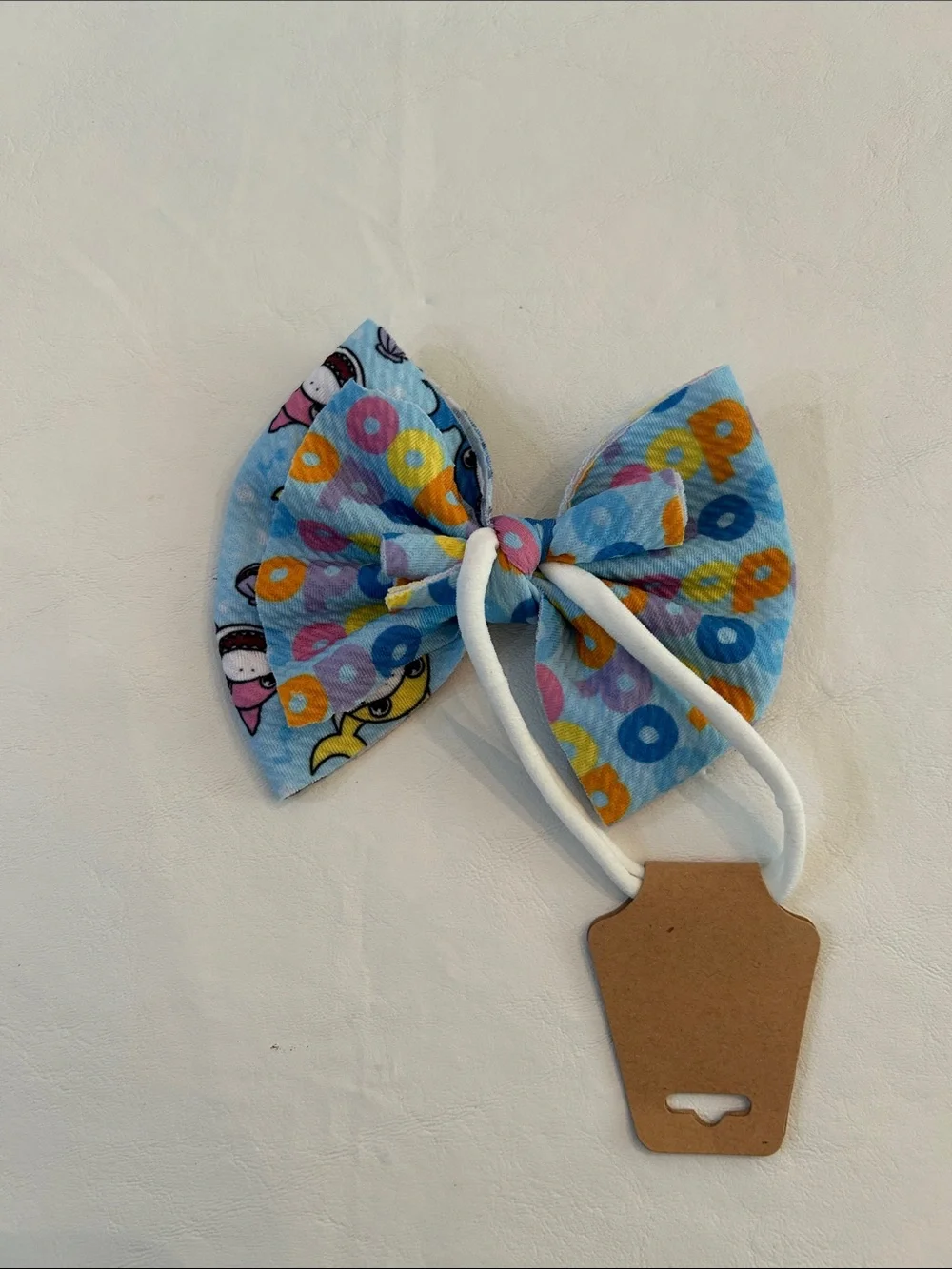 Baby Shark Headband Hair Bow